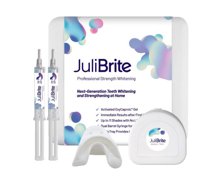 Julibrite Teeth Whitening Kit wit PAP formula without LED light