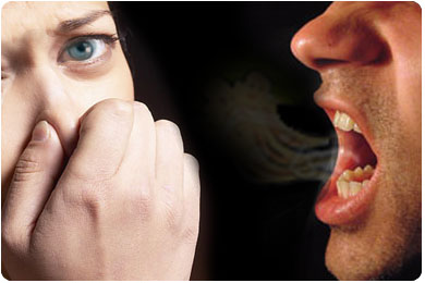 bad breath due to smoking and alcohol